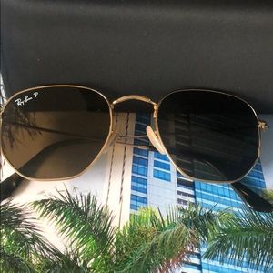 RayBan Hexagonal Flat Sunglasses